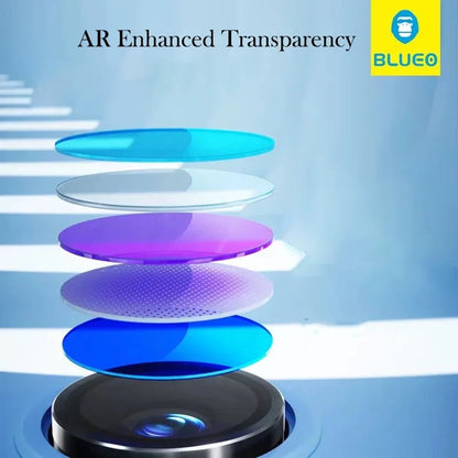 Beskyttelsesfilm til bagsidekameraet Blueo til Samsung Galaxy S26 Plus S947 / S26, Hærdet glas, Sort