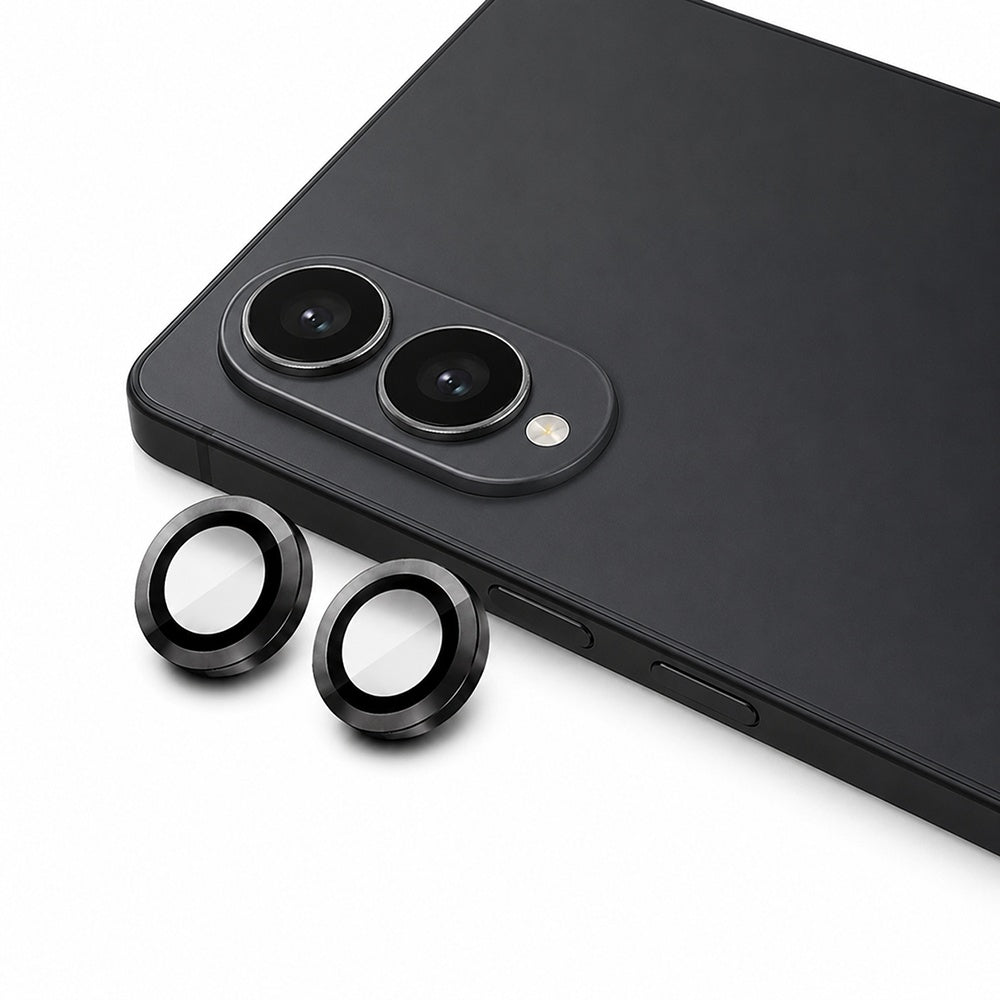 Blueo bagkamera beskyttelsesfilm til Samsung Galaxy Z Fold8 F976, hærdet glas, sort