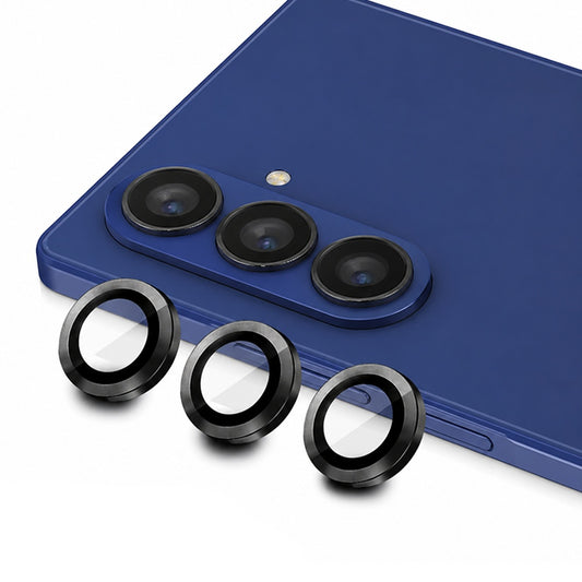 Blueo bagkamera beskyttelsesfilm til Samsung Galaxy Z Fold8 Ultra F976 / Z Fold7 F966, hærdet glas, sort