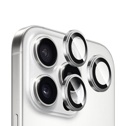 Blueo Sapphire Crystal bagkamera beskyttelsesfilm til Apple iPhone 14 Pro Max / 14 Pro, hærdet glas, sølv