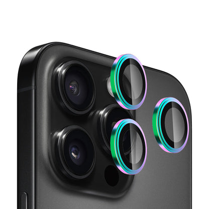 Blueo Sapphire Crystal bagkamera beskyttelsesfilm til Apple iPhone 14 Pro Max / 14 Pro, hærdet glas, multicolor