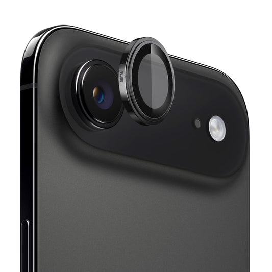 Beskyttelsesfilm til bagkameraet Blueo Sapphire Crystal til Apple iPhone 17 Air, Hærdet glas, Sort