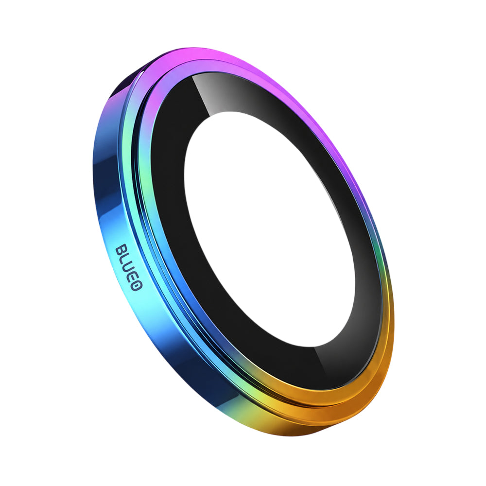 Blueo Sapphire Crystal-beskyttelsesglas til bagkamera til Apple iPhone 18 Pro / 18 Pro Max, hærdet glas, flerfarvet