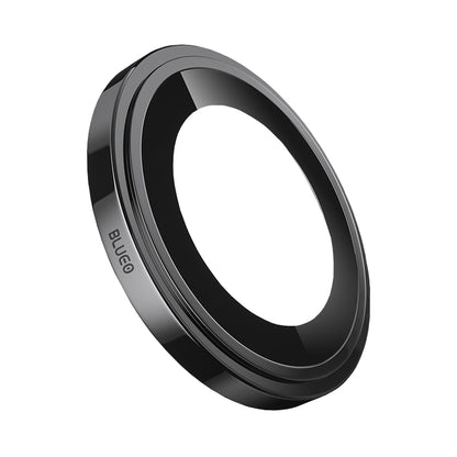 Blueo Sapphire Crystal-beskyttelsesglas til bagkameraet på Apple iPhone 18 Pro / 18 Pro Max, hærdet glas, sort