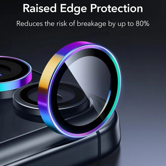 Beskyttelsesfilm til bagkamera ESR Armorite til Apple iPhone 17 Pro Max / 17 Pro / 16 Pro Max / 16 Pro, Hærdet glas, Flerfarvet