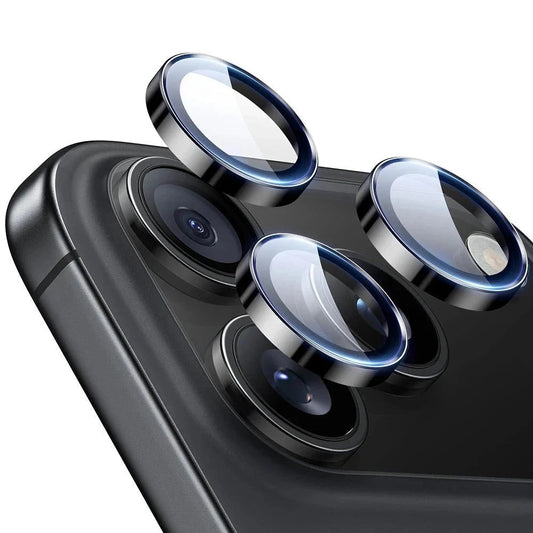 Beskyttelsesfilm til bagkamera ESR Armorite til Apple iPhone 17 Pro Max, Hærdet Glas, Sæt med 2 stykker, Sort