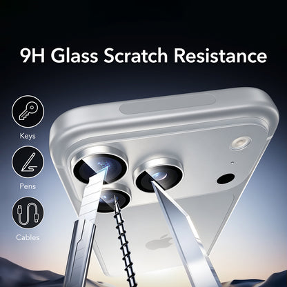 Beskyttelsesfilm til bagkamera ESR Armorite til Apple iPhone 18 Pro / 18 Pro max, hærdet glas, sølv