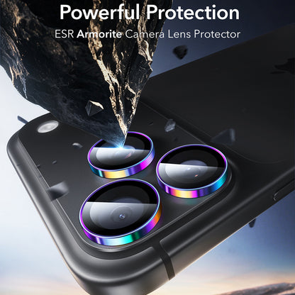 Beskyttelsesfilm til bagkamera ESR Armorite til Apple iPhone 18 Pro / 18 Pro max, hærdet glas, multifarvet