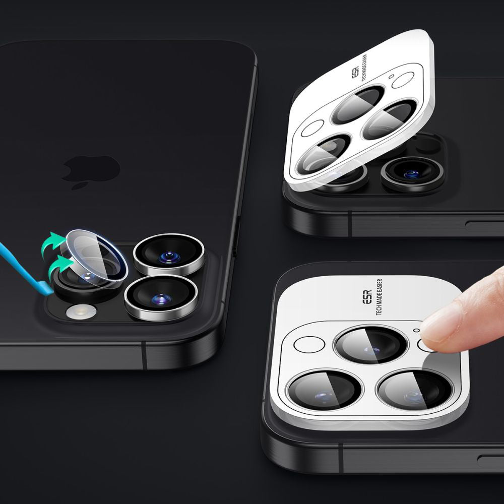 Beskyttelsesfilm til bagkamera ESR Armorite til Apple iPhone 18 Pro / 18 Pro max, hærdet glas, gennemsigtig