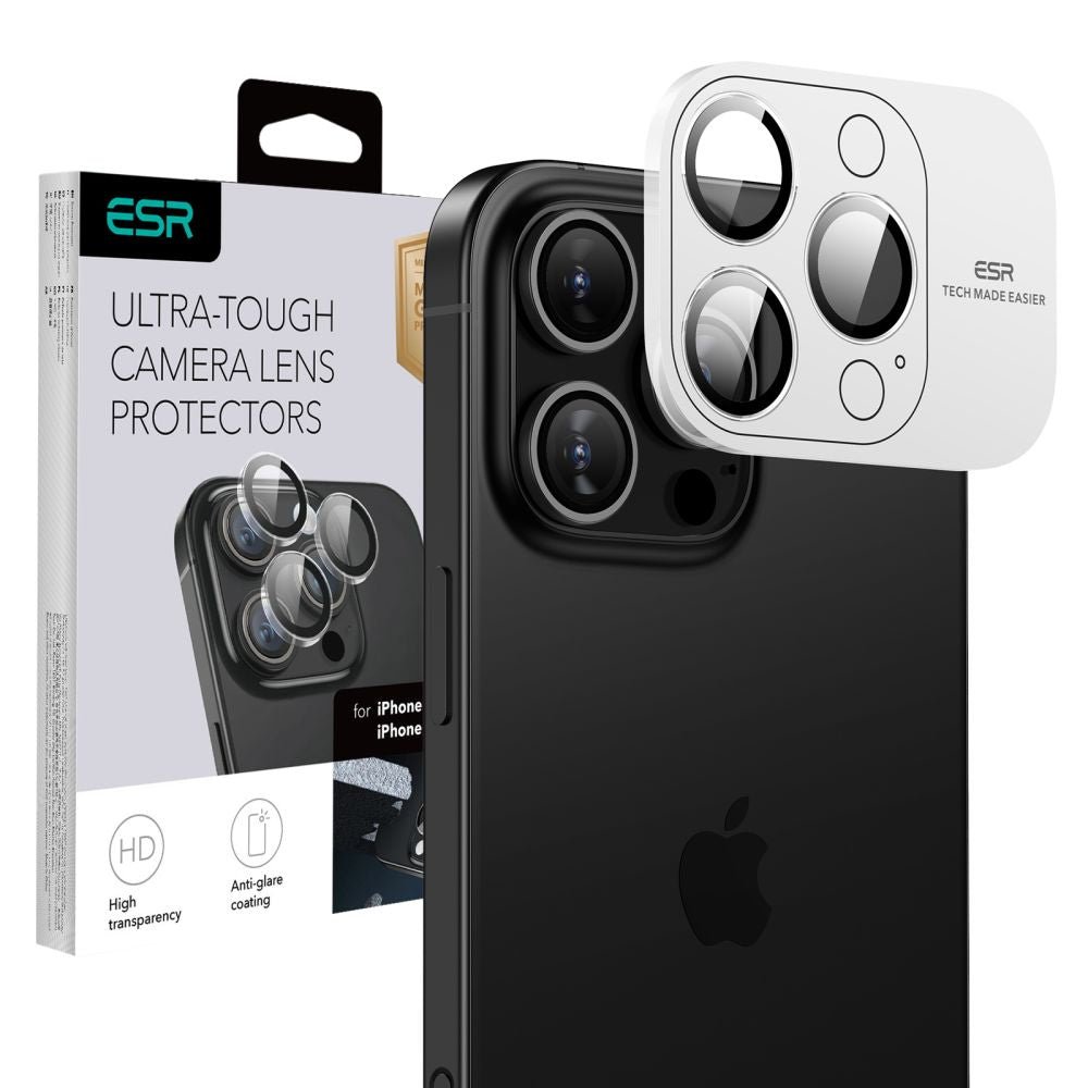 Beskyttelsesfilm til bagkamera ESR Armorite til Apple iPhone 18 Pro / 18 Pro max, hærdet glas, gennemsigtig