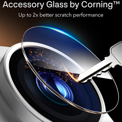 ESR Armorite Pro bagkamera beskyttelsesfilm til Apple iPhone 18 Pro Max, hærdet glas, sølv