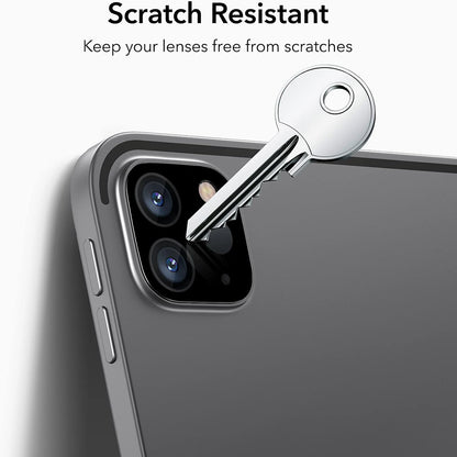 Beskyttelsesfilm til bagkamera ESR til Apple iPad Pro 13 (2024) / Pro 11 (2022) / Pro 12.9 (2022), Hærdet glas, Sæt med 2 stykker, Sort