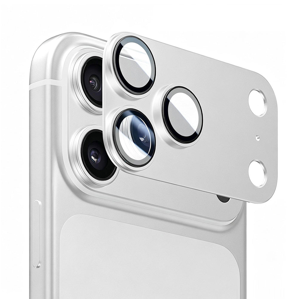 Beskyttelsesfilm til bagkamera Lito Crown Halo AR + AF til Apple iPhone 18 Pro Max, hærdet glas, sølv