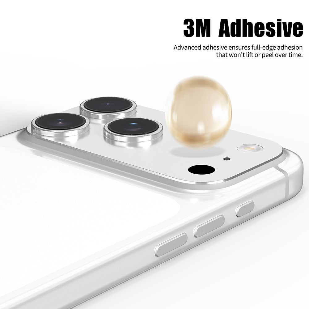 Beskyttelsesfilm til bagkamera Lito Crown Halo AR + AF til Apple iPhone 18 Pro Max, hærdet glas, sølv