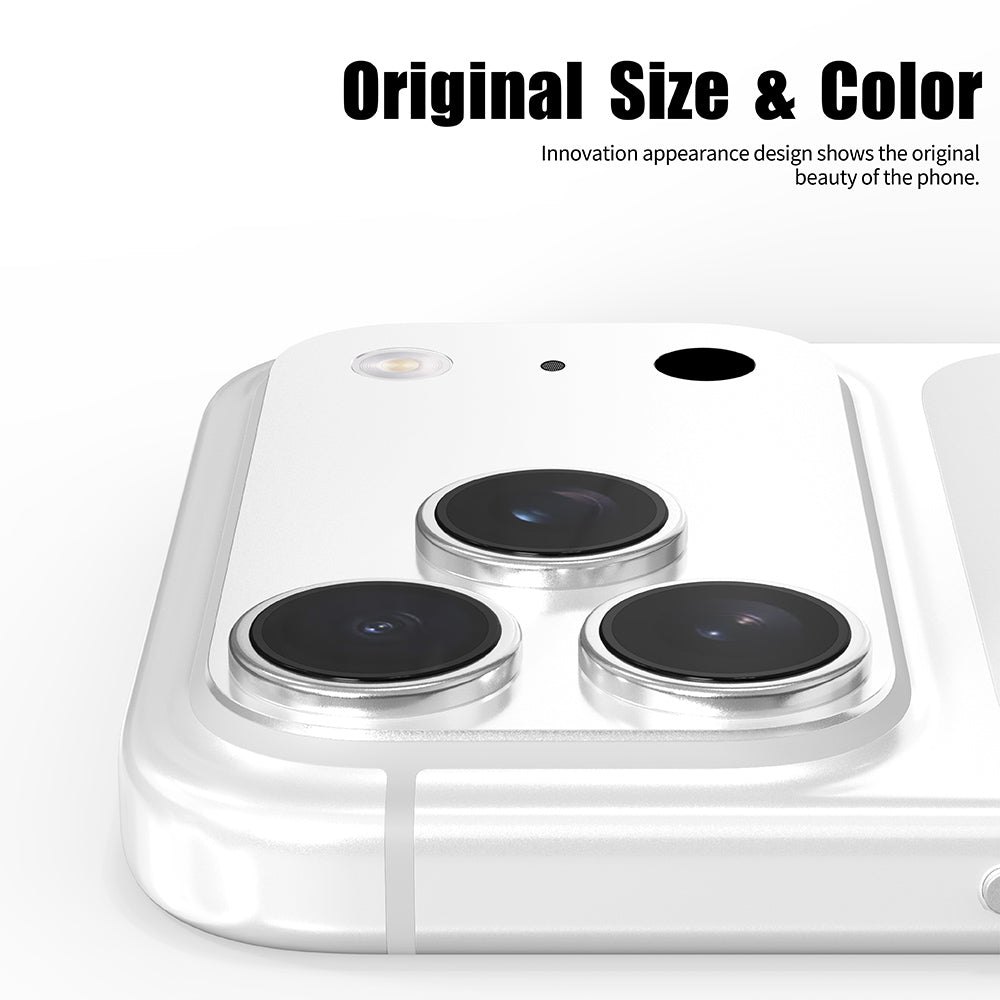 Beskyttelsesfilm til bagkamera Lito Crown Halo AR + AF til Apple iPhone 18 Pro Max, hærdet glas, sølv