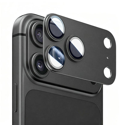 Beskyttelsesfilm til bagkamera Lito Crown Halo AR + AF til Apple iPhone 18 Pro Max, hærdet glas, sort
