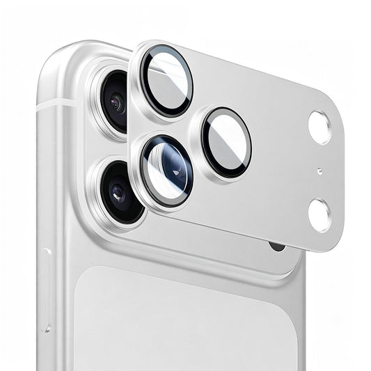 Beskyttelsesfilm til bagkamera Lito Crown Halo AR + AF til Apple iPhone 18 Pro, hærdet glas, sølv