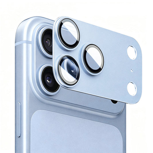 Beskyttelsesfilm til bagkamera Lito Crown Halo AR + AF til Apple iPhone 18 Pro, hærdet glas, blå
