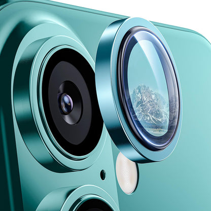 Beskyttelsesfilm til bagkamera Lito S+ til Apple iPhone 16, hærdet glas, grøn