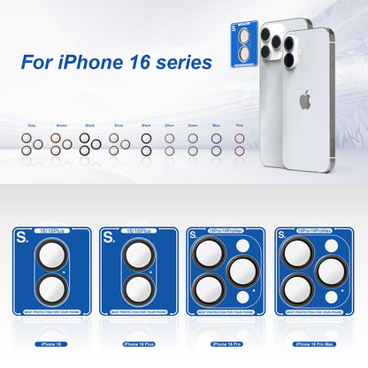 Beskyttelsesfilm til bagkamera Lito S+ til Apple iPhone 16, hærdet glas, grøn