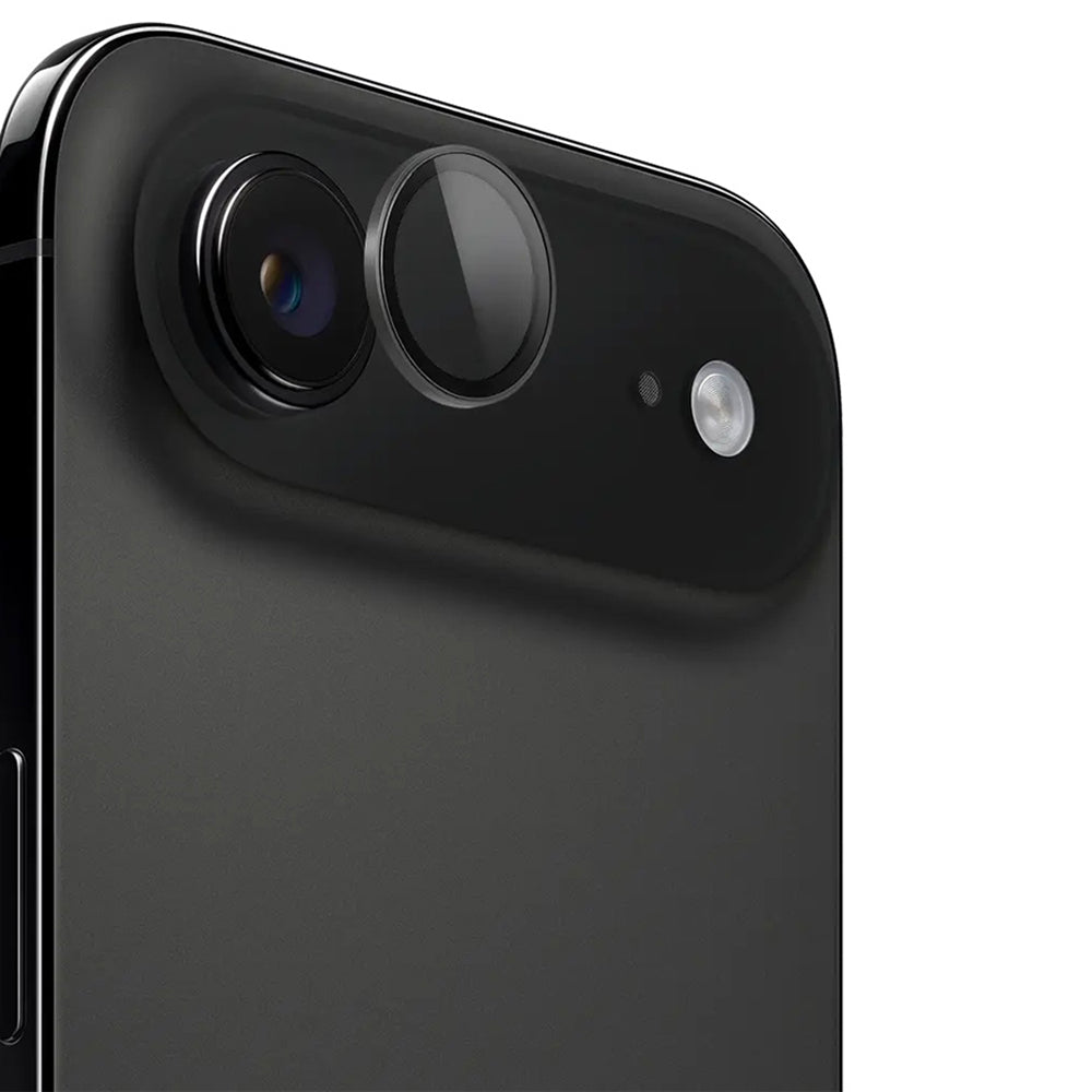 Beskyttelsesfilm til bagkameraet Lito S+ til Apple iPhone 17 Air, Hærdet glas, Sort