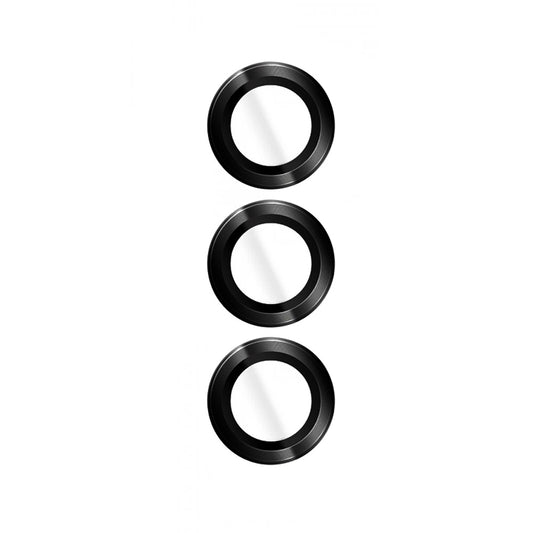 Beskyttelsesfilm til bagkameraet Lito S+ til Samsung Galaxy S26 Plus / S26, Hærdet glas, Sort