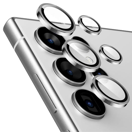 Beskyttelsesfilm til bagkameraet Lito S+ til Samsung Galaxy S26 Ultra, Hærdet glas, Sølvfarvet