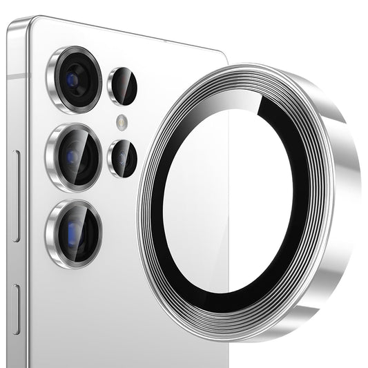 Beskyttelsesfilm til bagkameraet Lito S+ til Samsung Galaxy S26 Ultra, Hærdet glas, Sølvfarvet