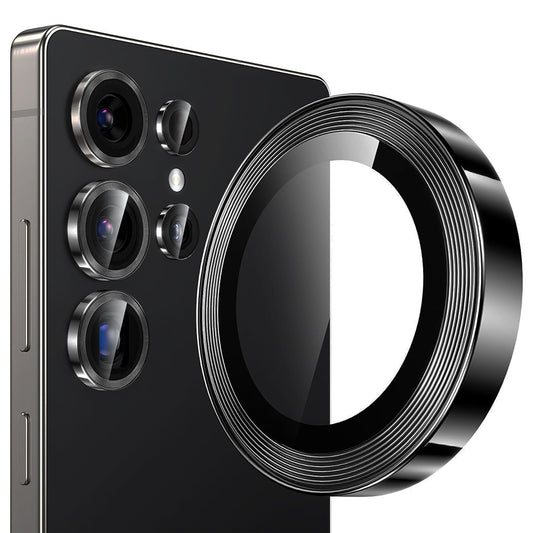 Beskyttelsesfilm til bagkamera Lito S+ til Samsung Galaxy S26 Ultra, Hærdet glas, Sort