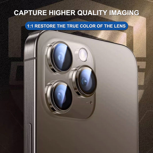 Beskyttelsesfilm til bagkamera Lito Titanium AR til Apple iPhone 17 Air, Hærdet glas, Sort