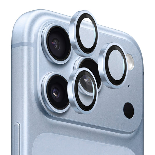 Bagskyttelsesfilm til bagkamera Lito Titanium AR til Apple iPhone 18 Pro / 18 Pro Max, hærdet glas, blå