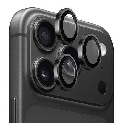 Bagskyttelsesfilm til bagkamera Lito Titanium AR til Apple iPhone 18 Pro / 18 Pro Max, hærdet glas, sort