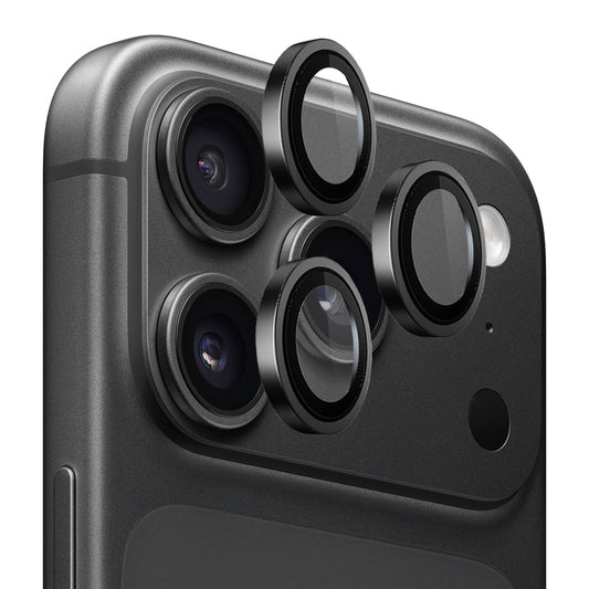 Bagskyttelsesfilm til bagkamera Lito Titanium AR til Apple iPhone 18 Pro / 18 Pro Max, hærdet glas, sort