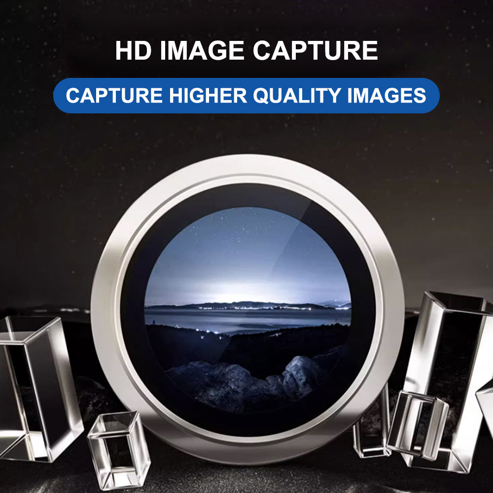 Bagskyttelsesfilm til bagkamera Lito Titanium AR til Apple iPhone 18 Pro / 18 Pro Max, hærdet glas, sort
