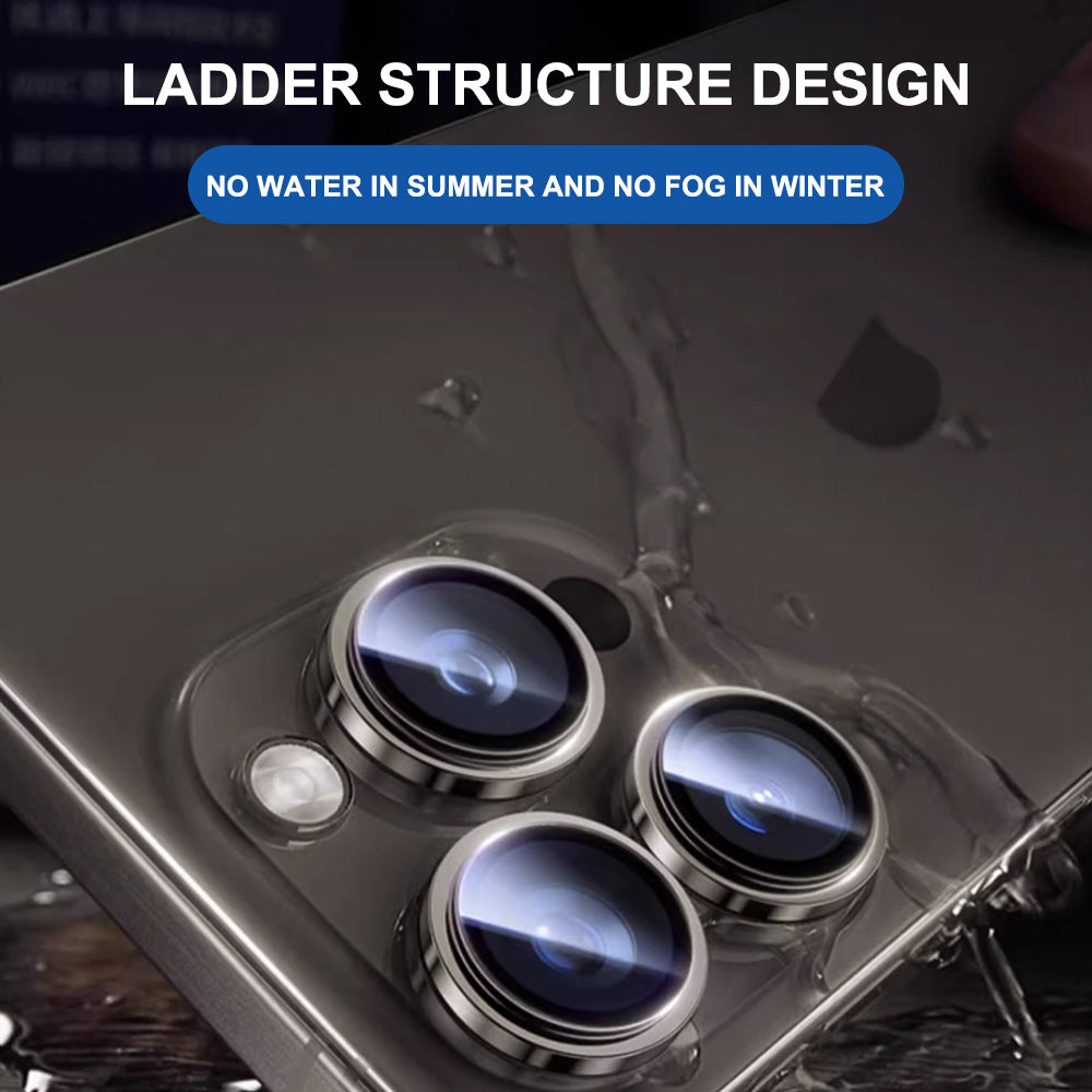 Bagskyttelsesfilm til bagkamera Lito Titanium AR til Apple iPhone 18 Pro / 18 Pro Max, hærdet glas, sort