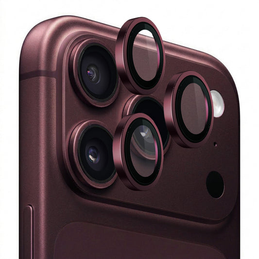 Beskyttersfolie til bagkamera Lito Titanium AR til Apple iPhone 18 Pro / 18 Pro Max, hærdet glas, vinrød