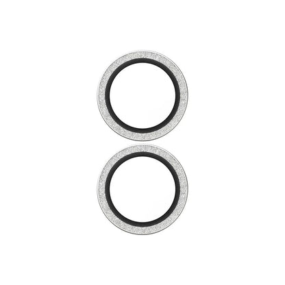 Beskyttelsesfilm til bagkamera PanzerGlass Hoops Glitter til Apple iPhone 17 / 16 Plus / 16, Hærdet glas, Sølvfarvet
