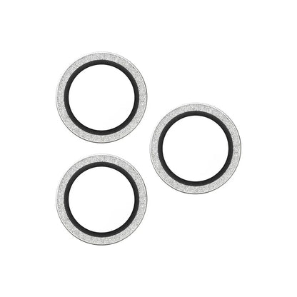 PanzerGlass Hoops Glitter Rear Camera Protector for Apple iPhone 17 Pro Max / 17 Pro / 16 Pro Max / 16 Pro, Tempered Glass, Silver