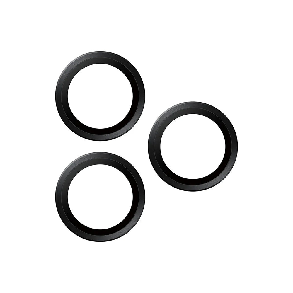 Beskyttelsesfilm til bagkameraet PanzerGlass Hoops til Apple iPhone 17 Pro Max / 17 Pro / 16 Pro Max / 16 Pro, Hærdet glas, Sort