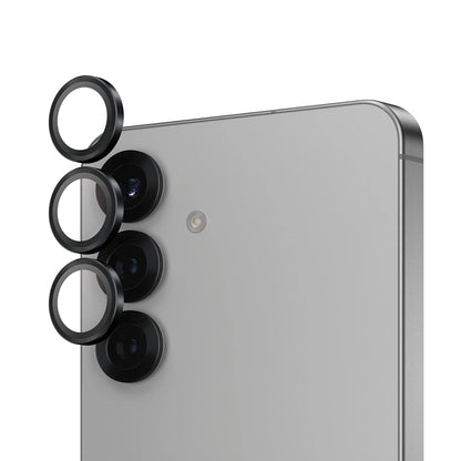 Bagskærmsbeskyttelsesfolie PanzerGlass Hoops til Samsung Galaxy S25 S931, Hærdet Glas, Sort