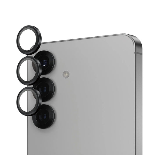 Bagskærmsbeskyttelsesfolie PanzerGlass Hoops til Samsung Galaxy S25 S931, Hærdet Glas, Sort