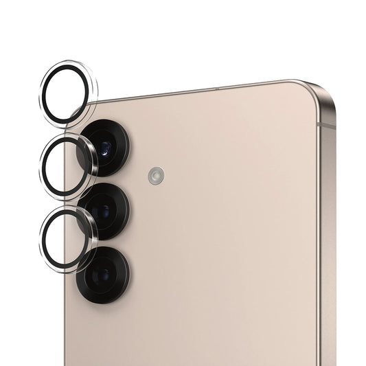 Beskyttelsesfilm til bagkameraet PanzerGlass Hoops til Samsung Galaxy S25 S931, Hærdet glas, Gennemsigtig