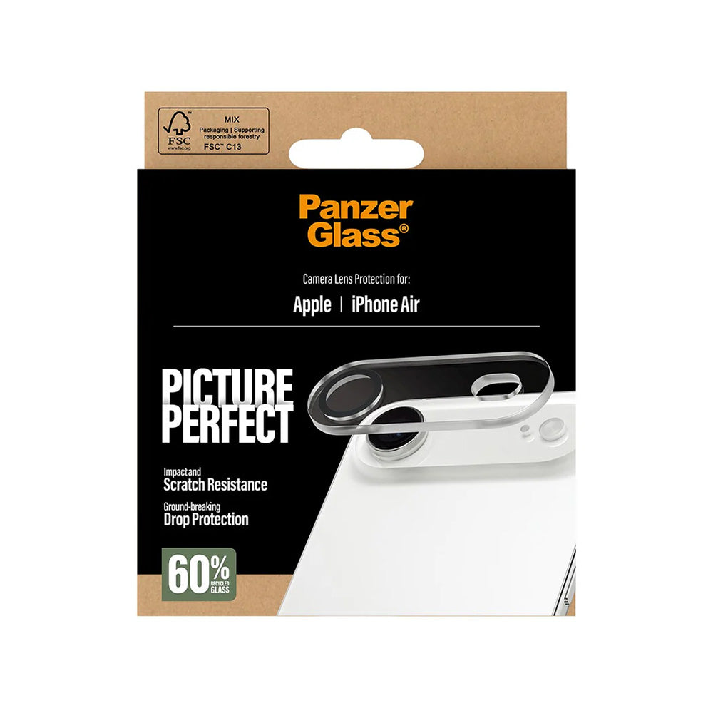 PanzerGlass PicturePerfect Rear Camera Protector for Apple iPhone 17 Air, Tempered Glass, Transparent