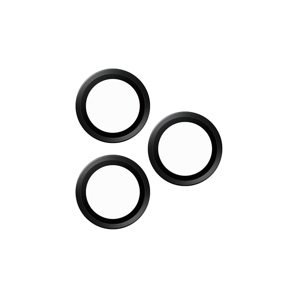 Beskyttelsesfilm til bagkameraet PanzerGlass Safe. til Apple iPhone 16 Pro Max / 16 Pro, Hærdet glas, Sort