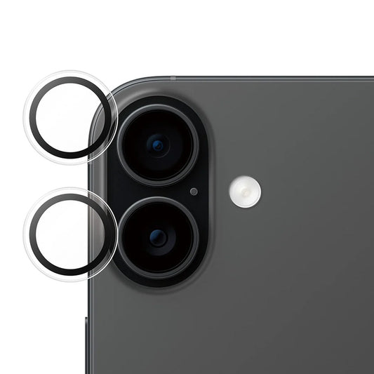 Beskyttelsesfilm til bagkameraet PanzerGlass Safe. til Apple iPhone 17 / 16 Plus / 16, Hærdet glas, Gennemsigtig.