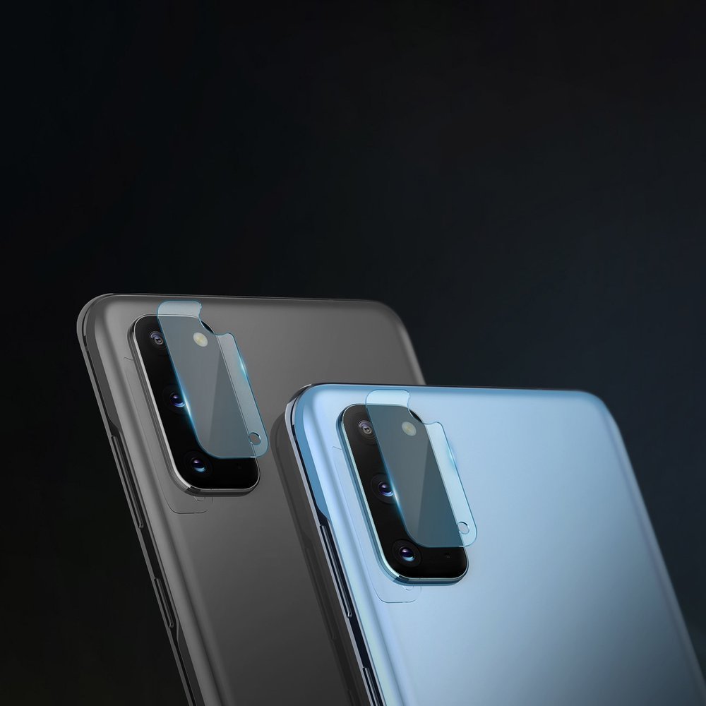 Beskyttelsesfilm til bagsidekamera Ringke IDGL til Samsung Galaxy S20 5G G981 / S20 G980, Hærdet glas, Sæt med 3 stykker, Gennemsigtig