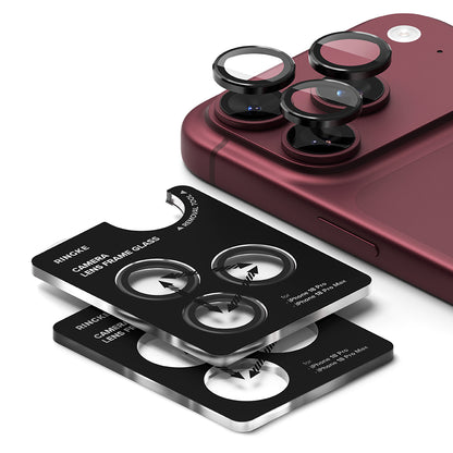 Ringke bagkamera beskyttelsesfilm til Apple iPhone 18 Pro / 18 Pro Max, hærdet glas, sæt med 2 stk., gennemsigtig