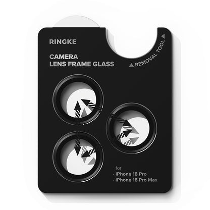 Ringke bagkamera beskyttelsesfilm til Apple iPhone 18 Pro / 18 Pro Max, hærdet glas, sæt med 2 stk., gennemsigtig