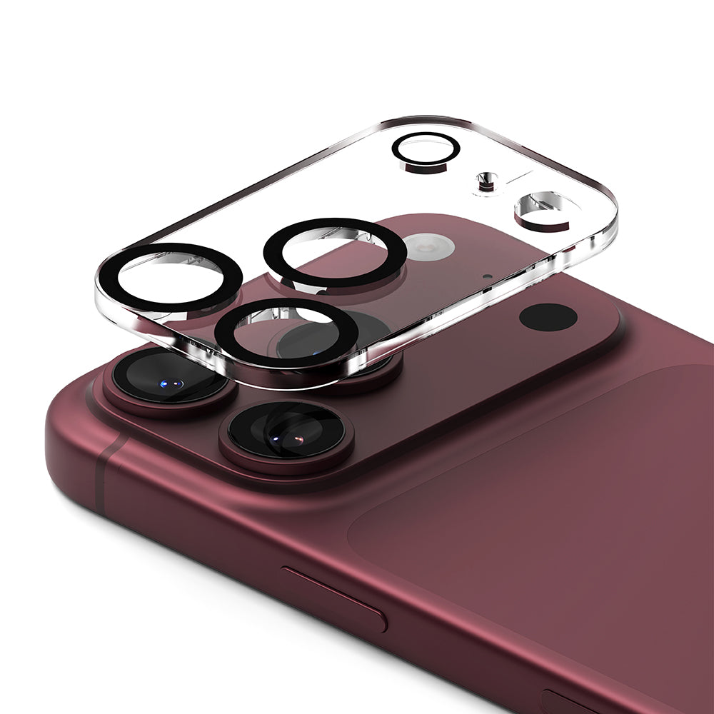 Ringke bagkamera beskyttelsesfilm til Apple iPhone 18 Pro, hærdet glas, sæt med 2 stk., gennemsigtig