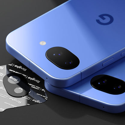 Beskyttelsesfilm til Ringke bagkamera for Google Pixel 10a, Hærdet glas, Sæt med 2 stykker, Gennemsigtig